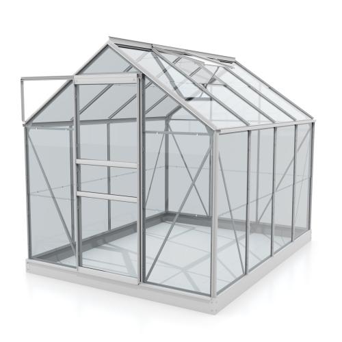 szklarnia VITAVIA VENUS 5000 szkło 3 mm srebrna