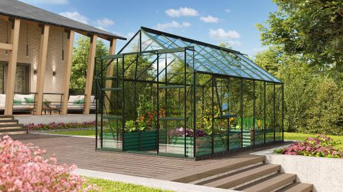 szklarnia VITAVIA URANUS 11500 szkło 3 mm zielona