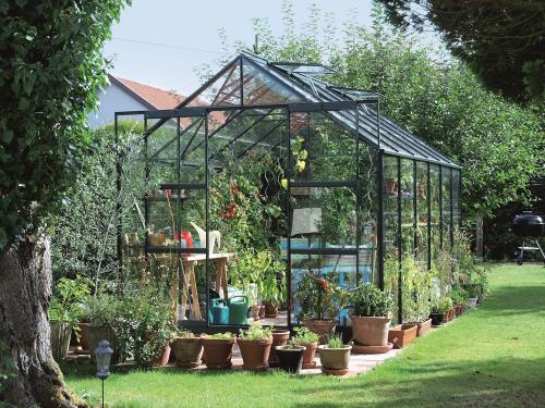 szklarnia VITAVIA URANUS 11500 szkło 3 mm czarna