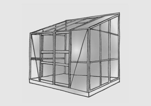szklarnia VITAVIA IDA 5200 PC 6 mm czarna