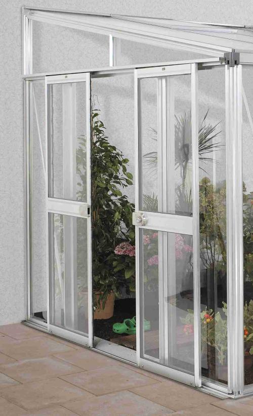 szklarnia VITAVIA ATHENA 11900 szkło 3 mm + PC 10 mm srebrna