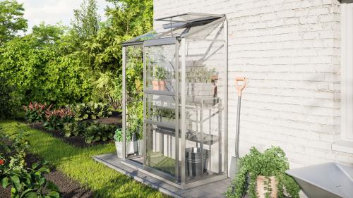szklarnia VITAVIA IDA 900 szkło 3 mm srebrna