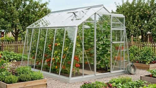 szklarnia LANITPLAST LIMES Viva V7/4,5 2,47x4,48 m szkło 3 mm