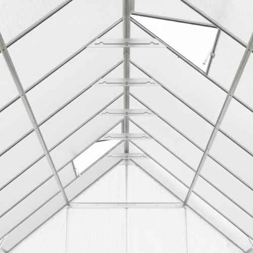 szklarnia LANITPLAST SARANA 8x12 PC 4 mm srebrna