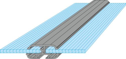 szklarnia LANITPLAST SARANA 8x12 PC 4 mm czarna