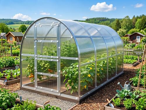 szklarnia LANITPLAST KYKLOP2 2x4 m PC 4 mm